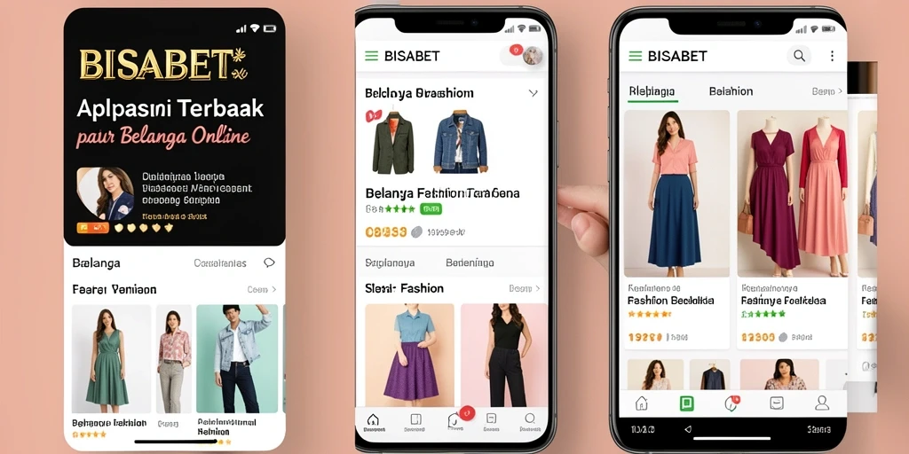 Tampilan antarmuka BISABET yang menarik dan mudah digunakan.